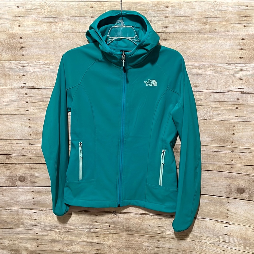 WOMEN'S HOODED NIMBLE JACKET Jaiden Green sz Small